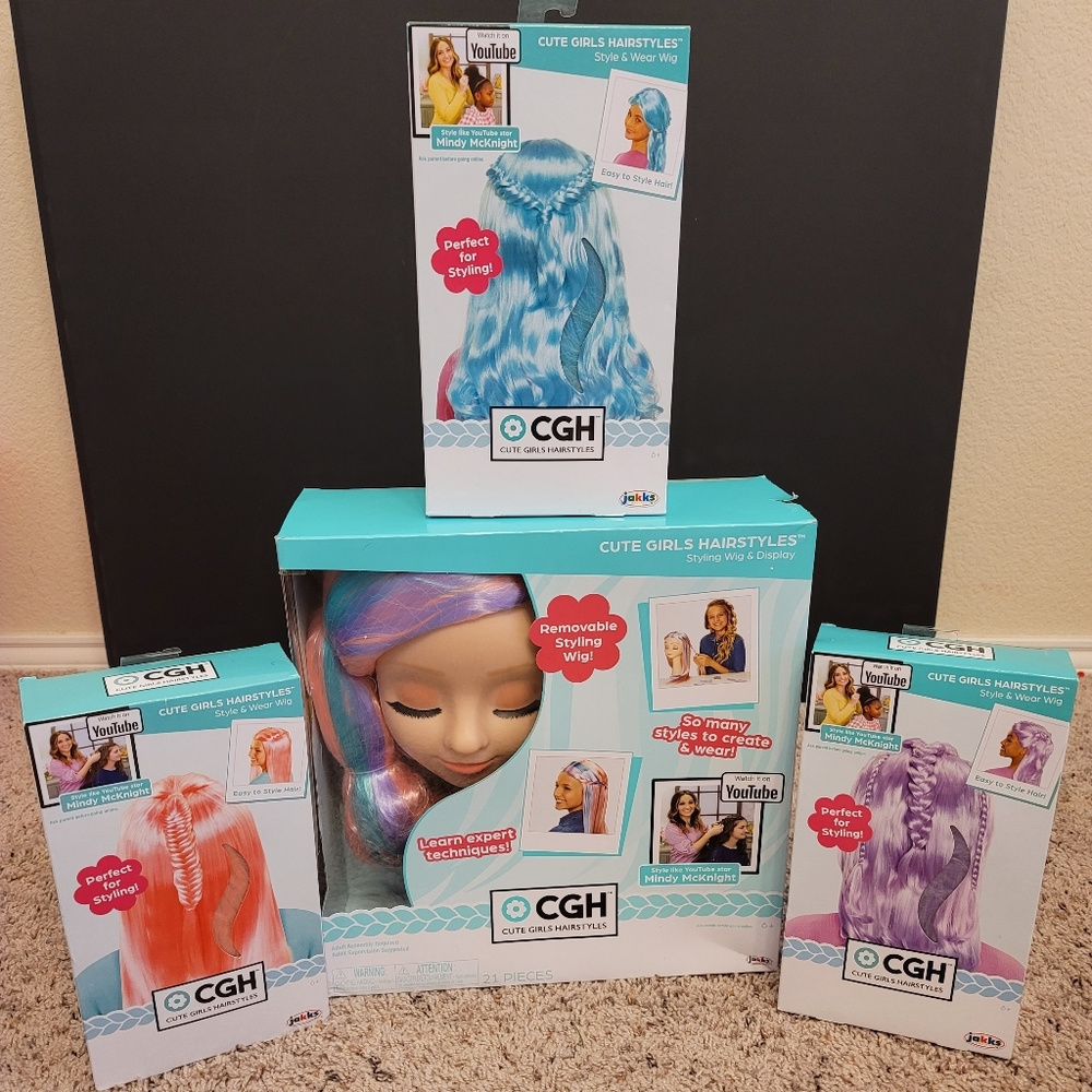 CGH Doll Head And Wigs